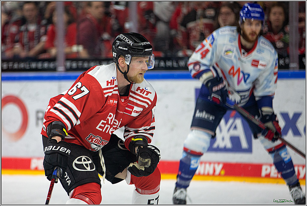 PENNY DEL; Koelner Haie-Adler Mannheim; Koeln, 26.03.2023